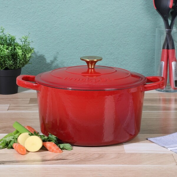 【本物新品保証】 Artisan Pot Crock 6-Quart Bath Bed - Oven Dutch Round 調理器具