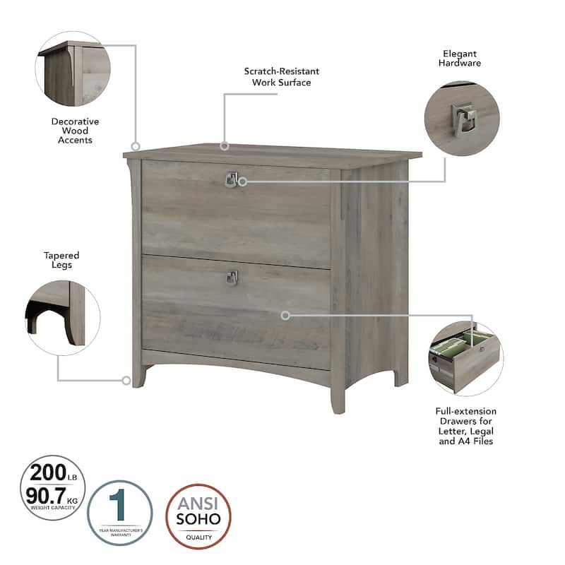 Salinas 2-drawer Lateral File Cabinet