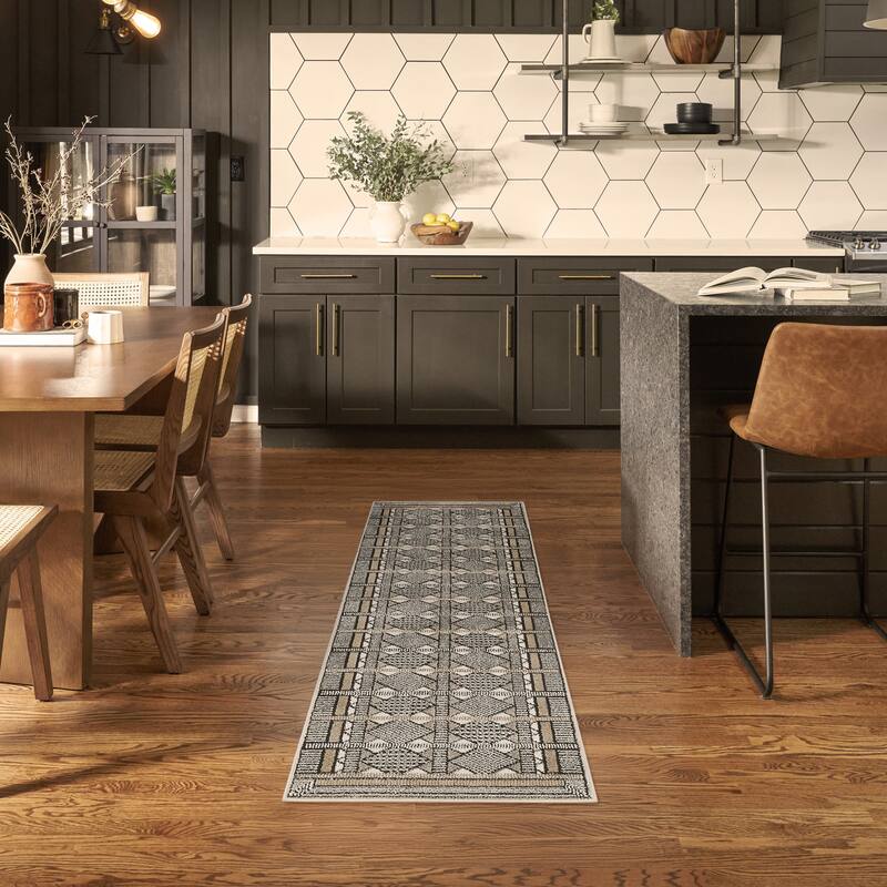 Nourison Nordic Indoor only Geometric Area Rug