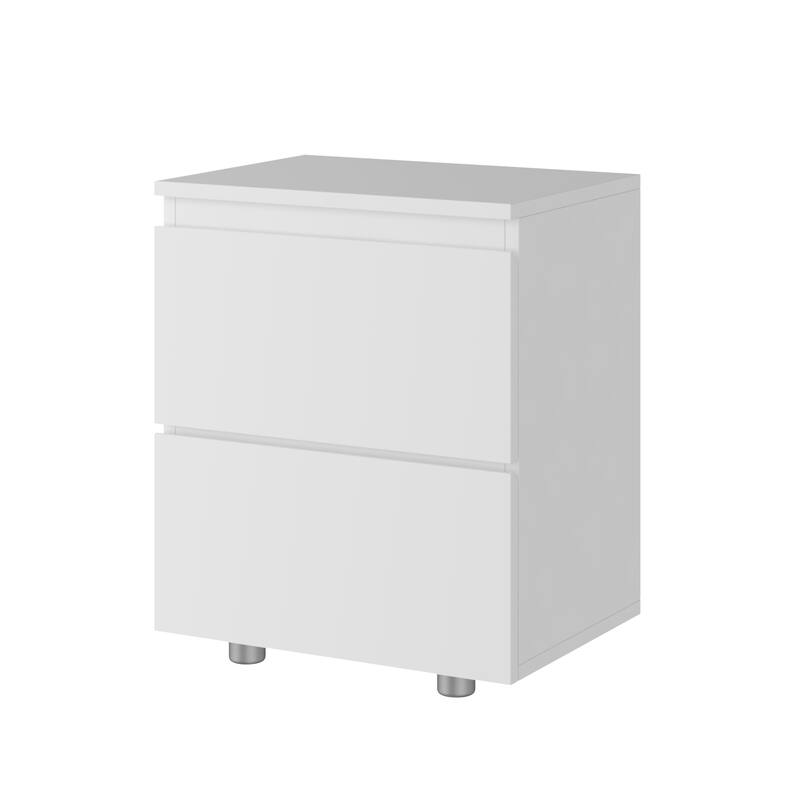 18.9'' Tall 15.7"W 2 - Drawer Nightstand Chest End Table