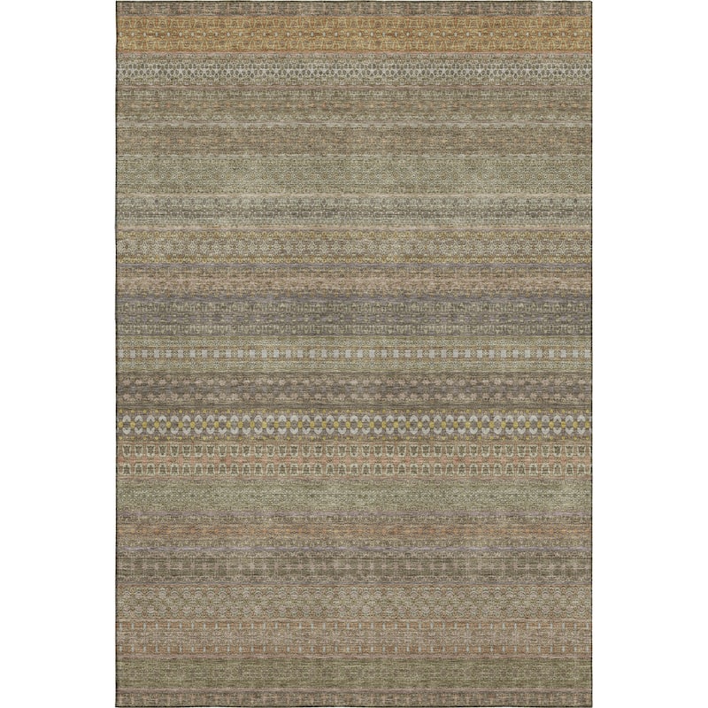 Premium Washable Super Soft Boho Stripes Mayfield Rug