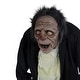 preview thumbnail 2 of 1, Lighted and Animated Scary Butler Standing Halloween Decoration - 5'