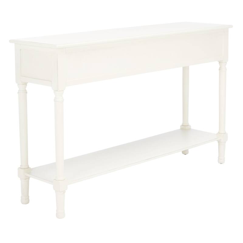 SAFAVIEH Macie 3-Drawer Console Table - 47.3" W x 13" L x 29.5" H - 47.3" W x 13" L x 29.5" H - 47Wx13Dx30H
