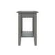 preview thumbnail 4 of 9, AFI Mission Chair Side Table with Charging Station