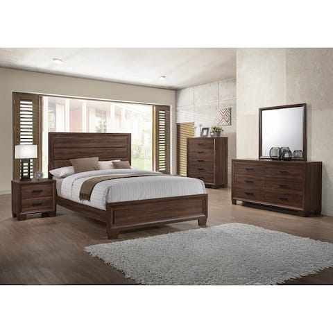 Addison Medium Warm Brown 3-piece Bedroom Set with Chest