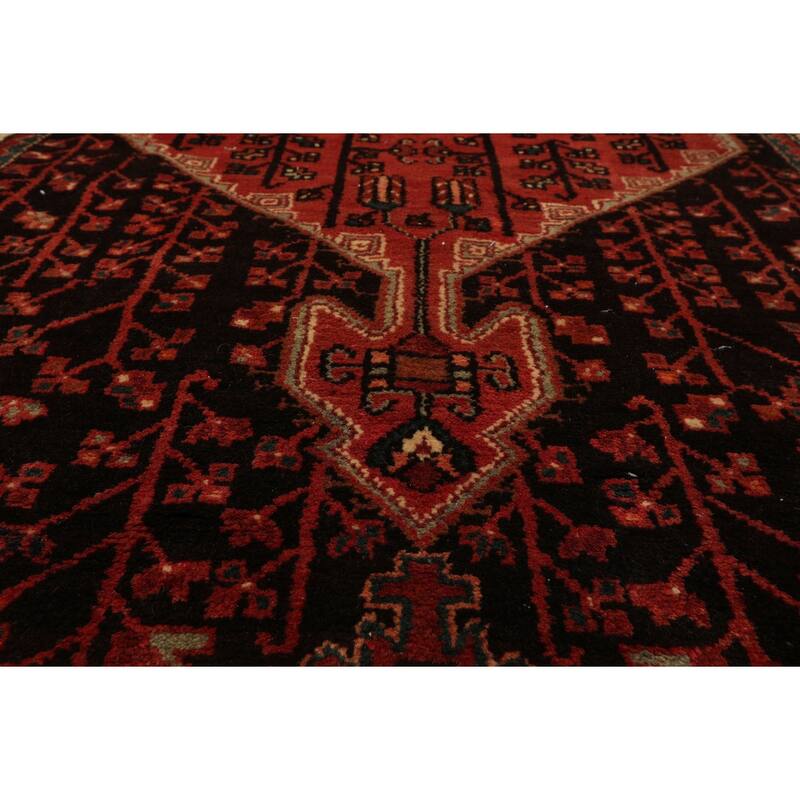5x9'11'' Hand Knotted Wool Rust Malayer Traditional Plush Pile Rug - 5' x 9' 11''