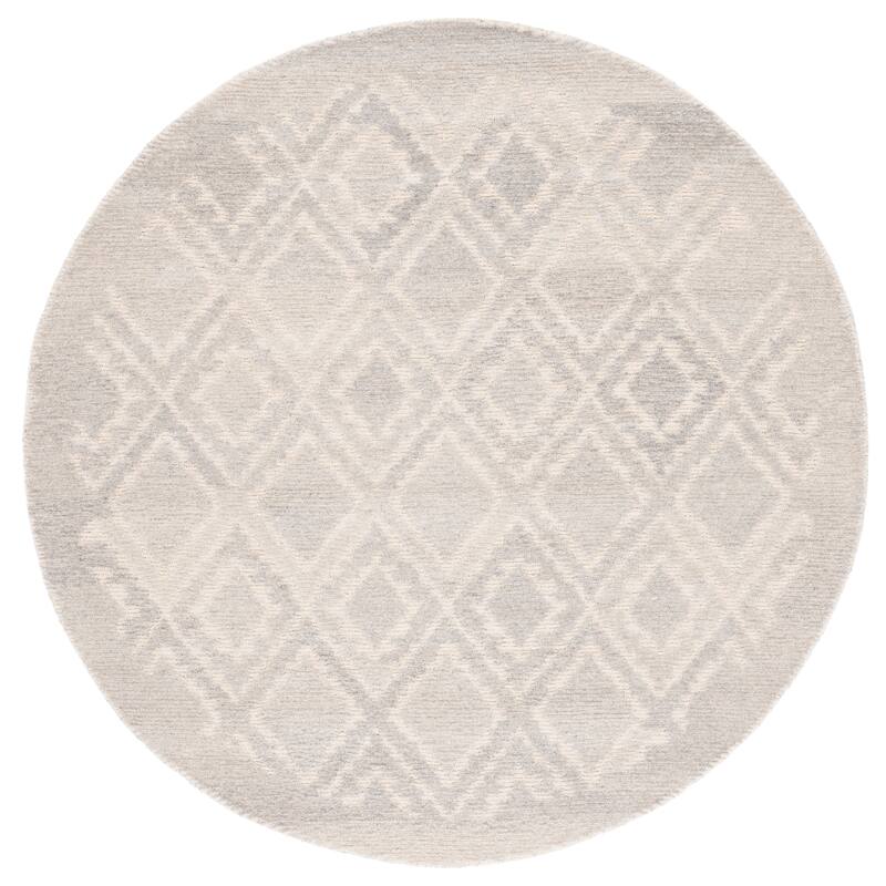 SAFAVIEH Handmade Casablanca Shag Jaione Diamond Trellis Rug
