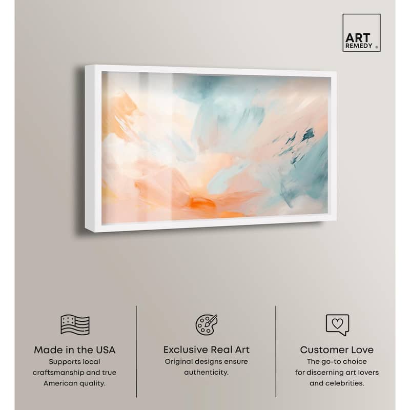 Sunrise Palette I Shadowbox by Art Remedy