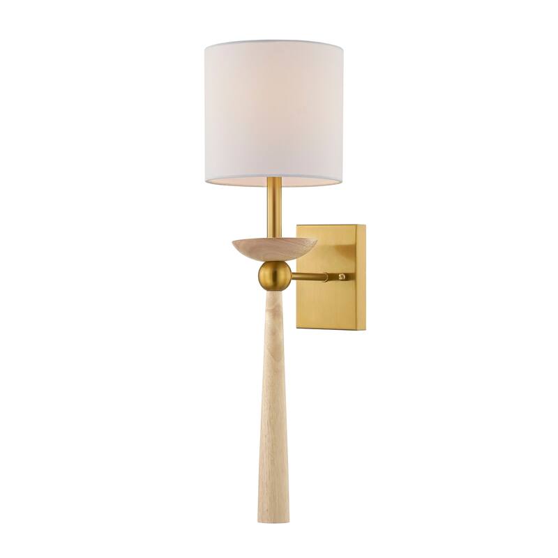Bea Wood Wall Sconce, Natural