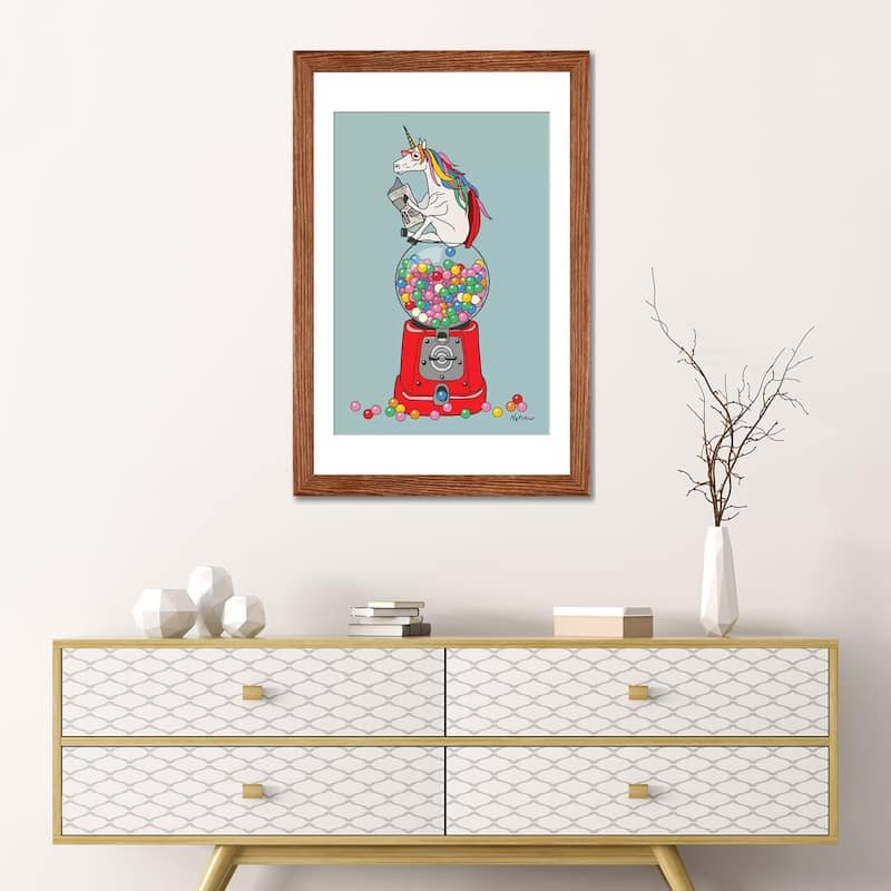 iCanvas "Unicorn Gumball Poop" by Notsniw Art
