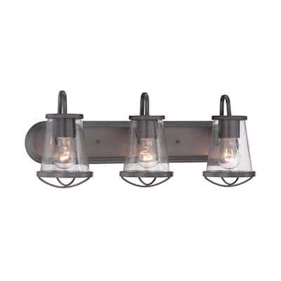 Designers Fountain Darby 3 Light 24" Wide Bathroom Vanity Light with