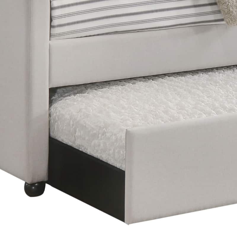 Capitola Fog Upholstered Daybed with Casters