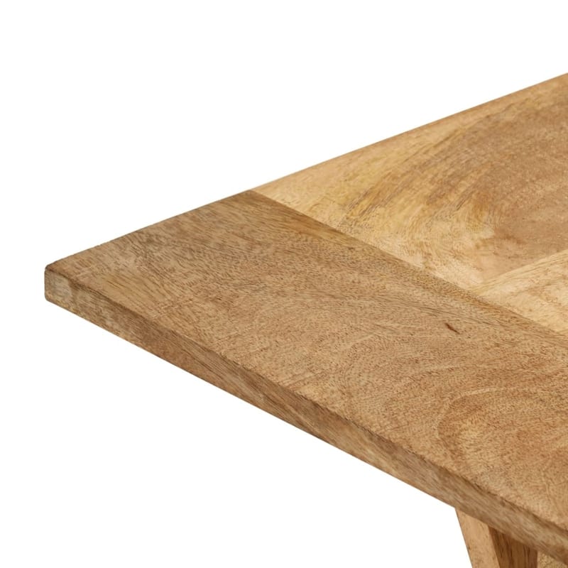 vidaXL Bench 63"x13.8"x17.7" Solid Wood Mango - 63" x 13.8" x 17.7"