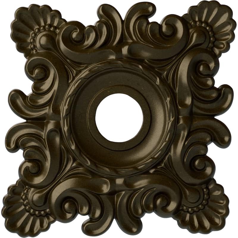 18"W x 18"H x 3 1/4"ID x 1 1/2"P Crawley Ceiling Medallion