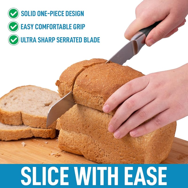 Zulay Kitchen Serrated Bread Knife