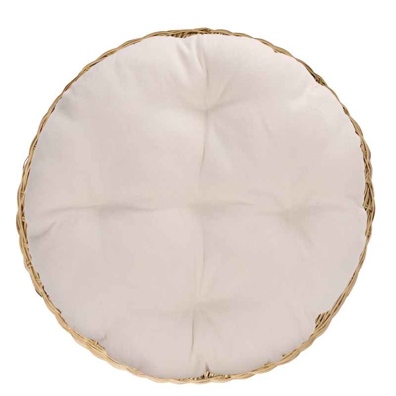 SAFAVIEH Home Bori Round Ottoman with Cushion