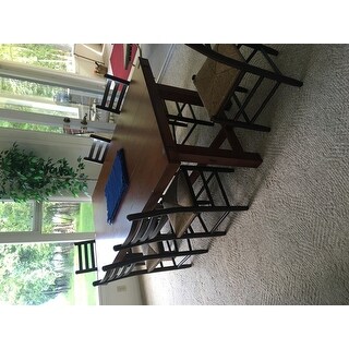 68" Wood Dining Table - Dark Oak - 68-96 x 38 x 30H