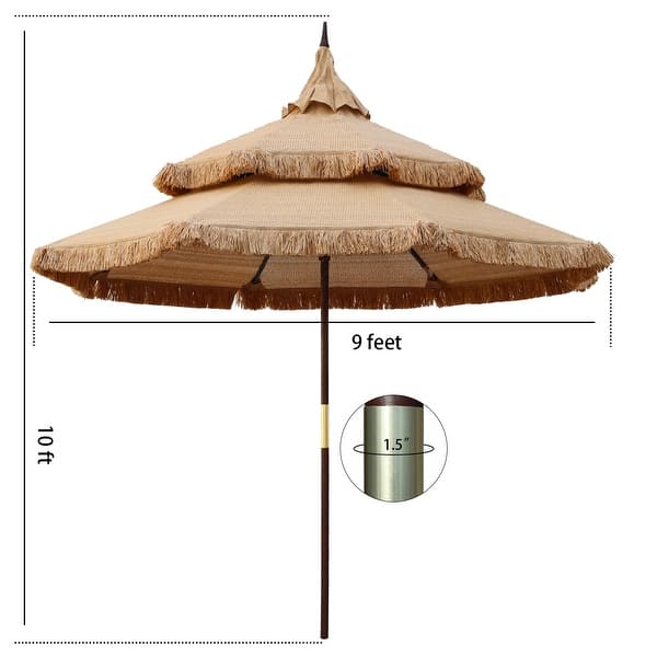 13 offset patio umbrella Veranda Water-Resistant 13 Foot Offset Patio Umbrella Canopy Cover