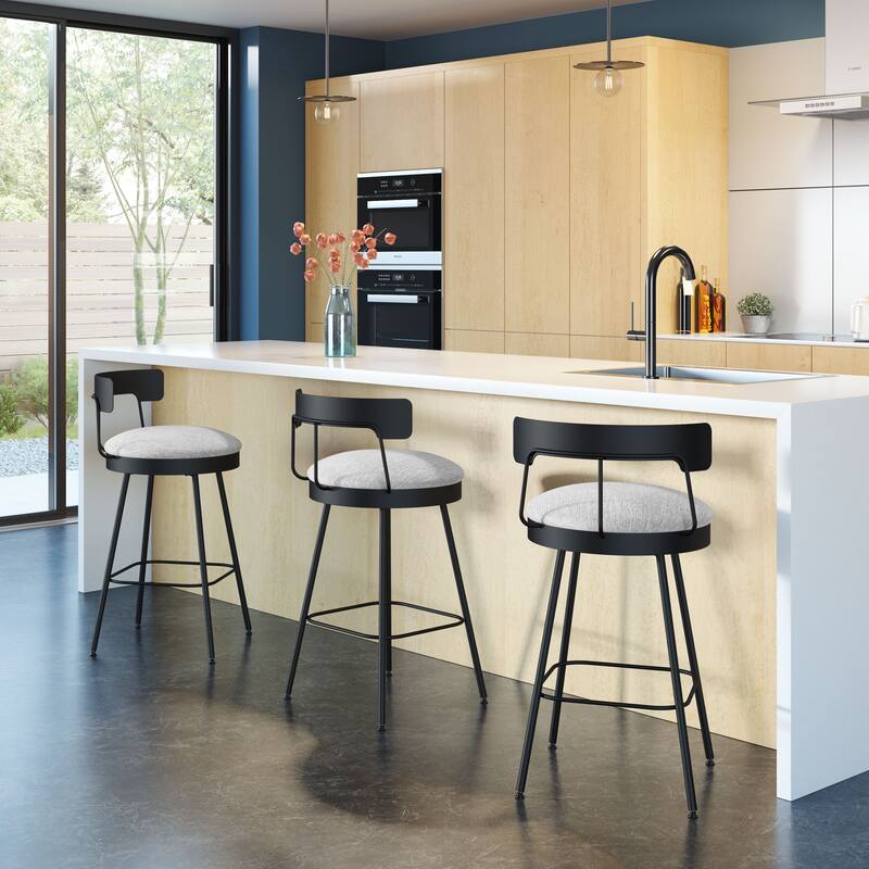 Amisco Monza Swivel Counter and Bar Stool