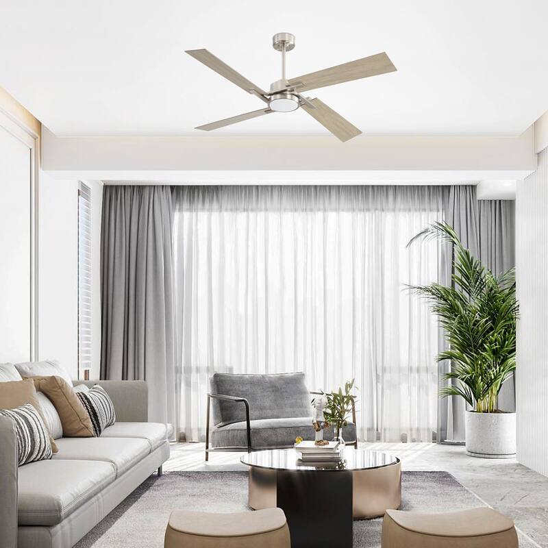 GetLedel 72" Large Modern LED Ceiling Fan with Remote Control and Light Kit