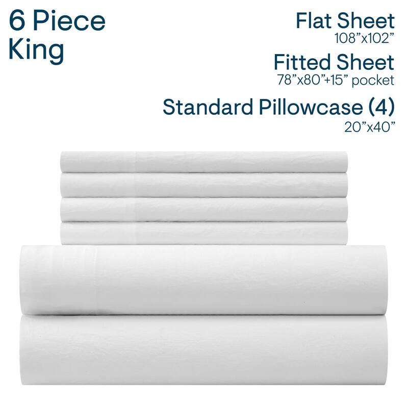 Aeropostale Premium All Season Microfiber White Sheet Set