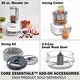 preview thumbnail 5 of 6, Cuisinart FP-110AG Core Custom 10-Cup Multifunctional Food Processor, Anchor Gray