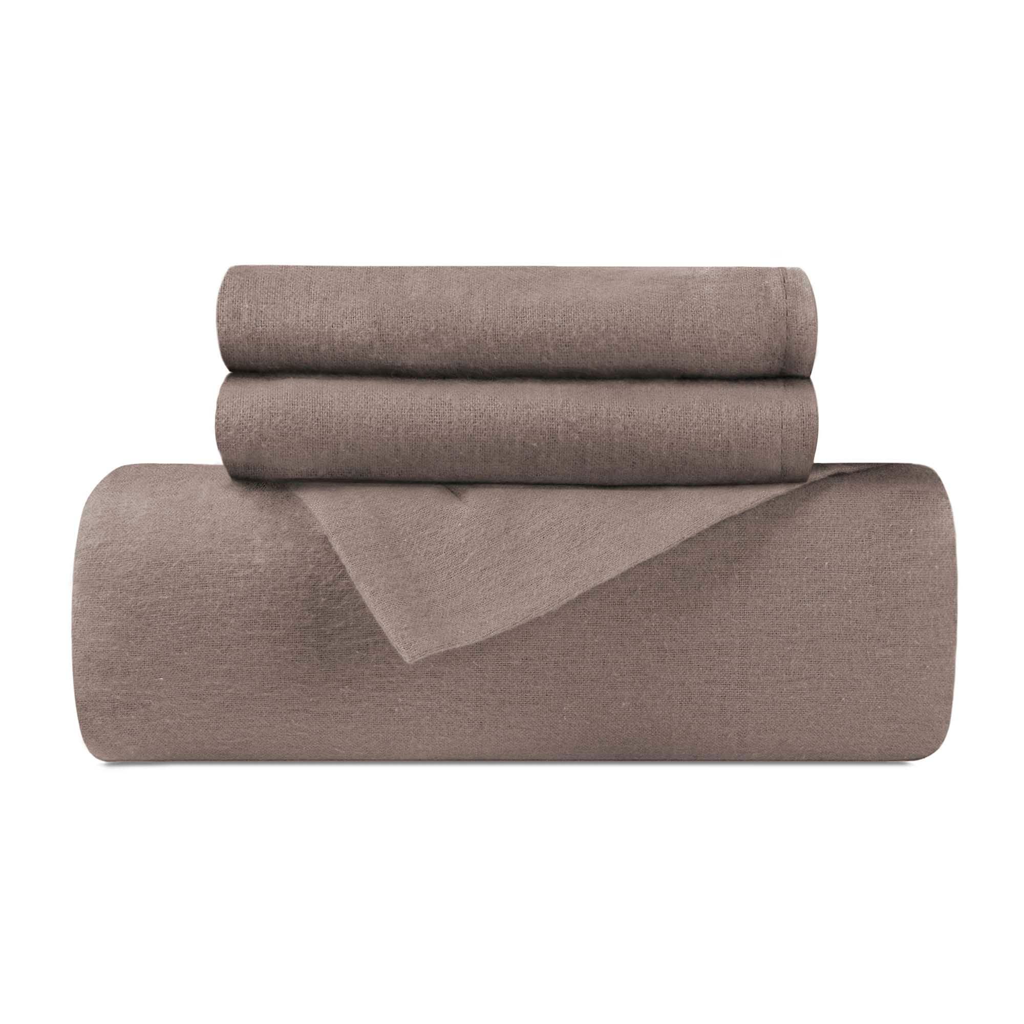 Superior Classic Solid Flannel Cotton Duvet Cover Set - Picture 19 of 45
