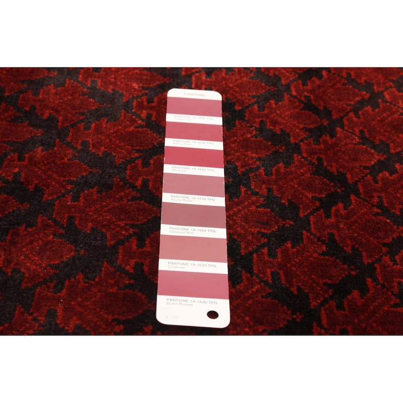 Teimani Burgundy Rug 3'3" x 4'9" - 3'3 x 4'9