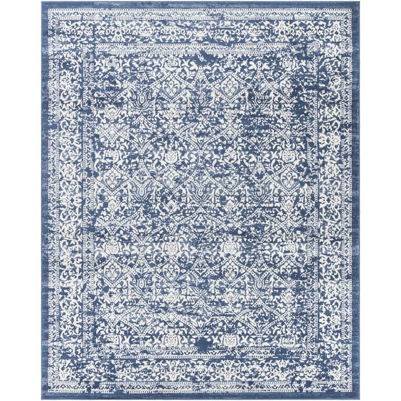 Livabliss Roma Distressed Medallion Area Rug