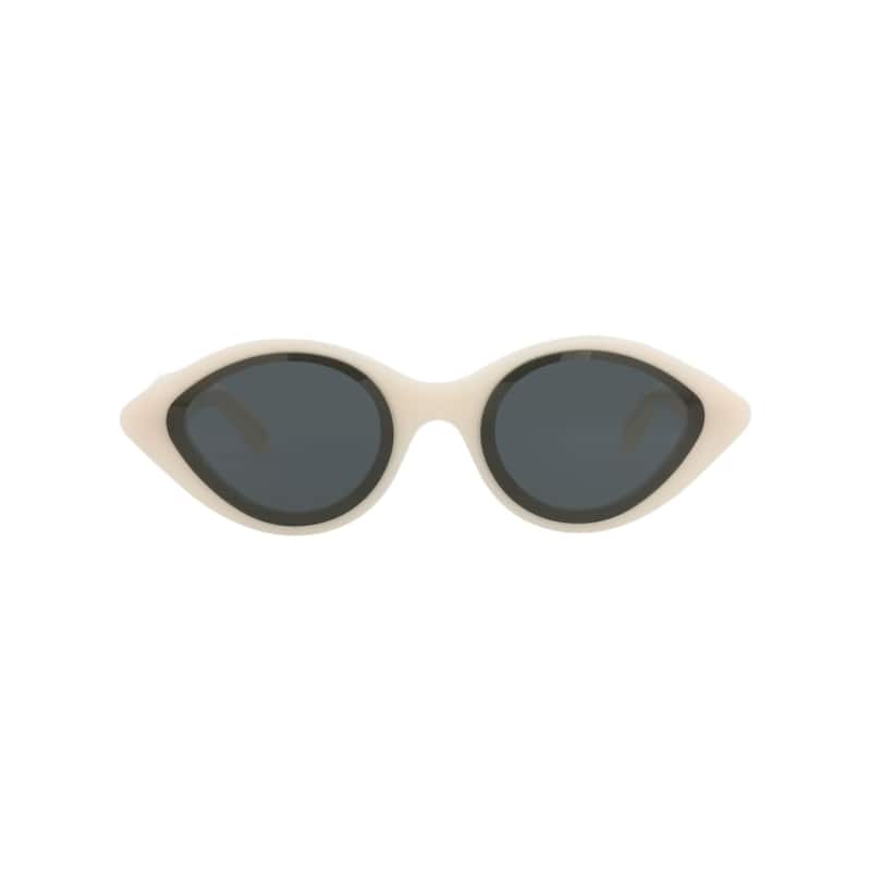 Alaia Cat Eye-Frame Recycled Acetate Sunglasses - White White Grey - White - Grey Lens