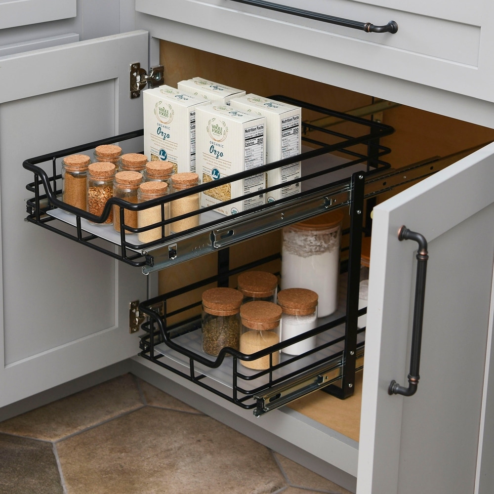 Non Slip 3 Tier Spice Rack Step Shelf Organizer - For Kitchen,  Refrigerator, Pantry, Cabinet, Cupboards, Countertops & More - Bed Bath &  Beyond - 30220185
