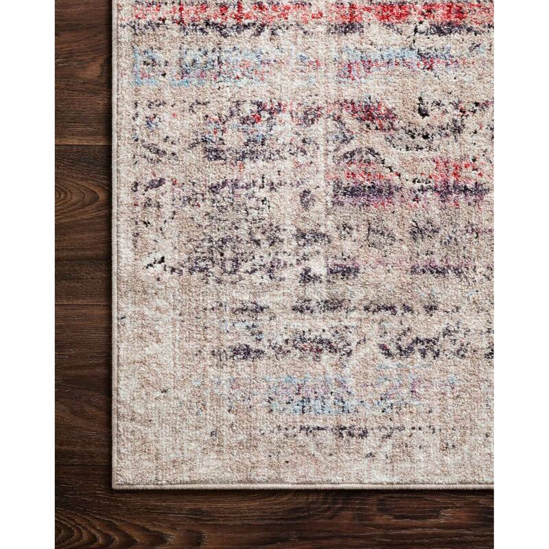 Alexander Home Adrian Distressed Abstract Transitional Area Rug