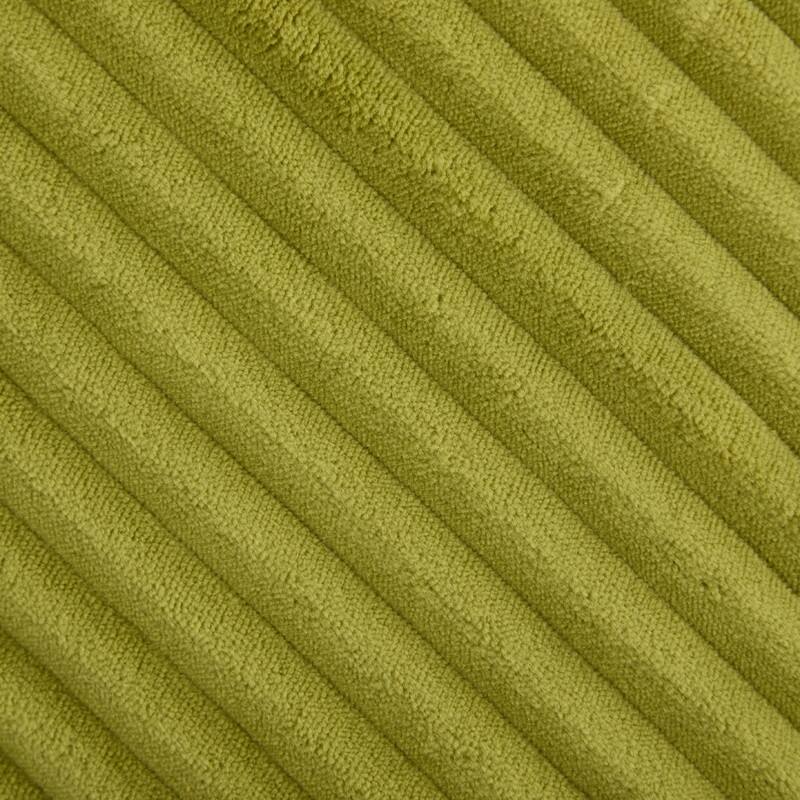 Large Memory Foam Bean Bag Chair for Adults, Corduroy Lounger Sofa with Ottoman