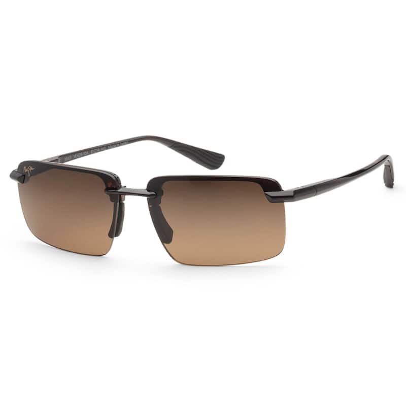 Maui Jim Men's Laulima 61 mm Brown Sunglasses MJ0626S-005