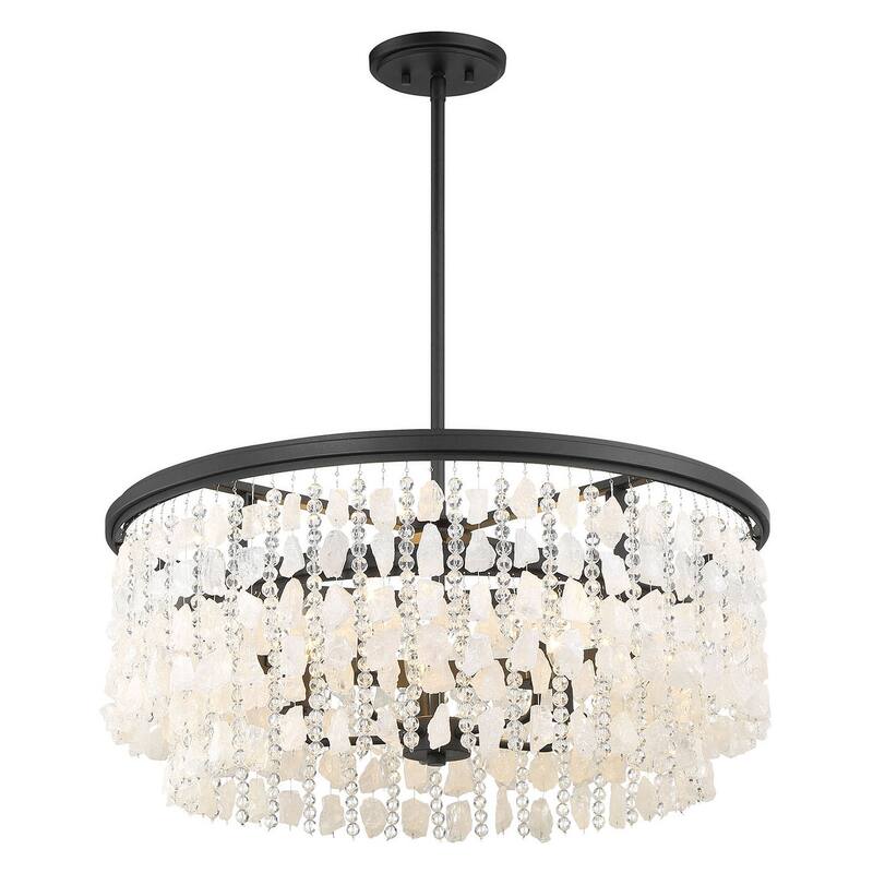 Minka Lavery 6706 Shimmering Elegance 9 Light 36" Wide Crystal