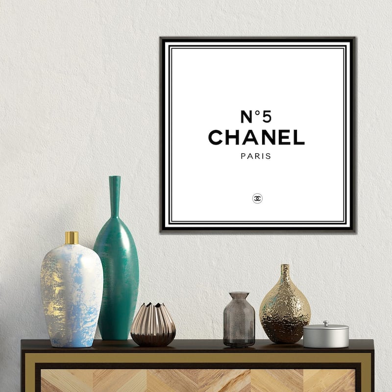 iCanvas "Chanel No5" by Art Mirano Framed