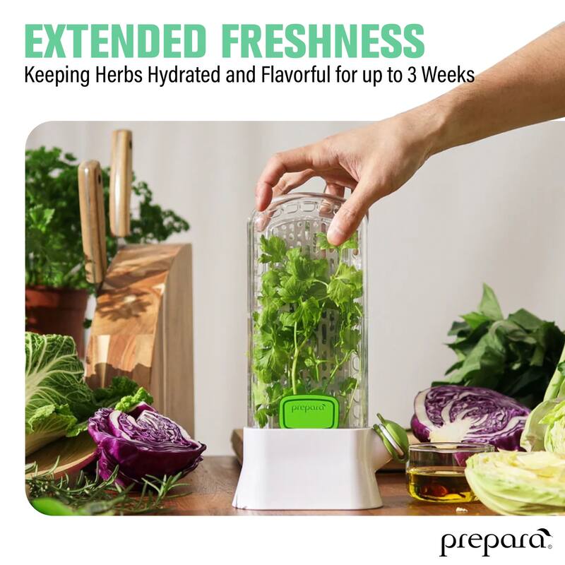 Prepara Set of 2 Herb Savor Fresh Herb Keeper