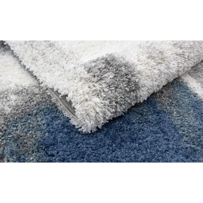 Noori Rug Lux Walsh Abstract Modern 2-inch Thick Shag Rug