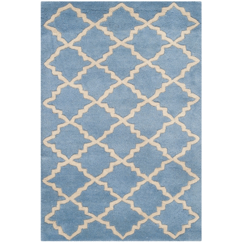 SAFAVIEH Handmade Chatham Nhuong Modern Moroccan Wool Rug