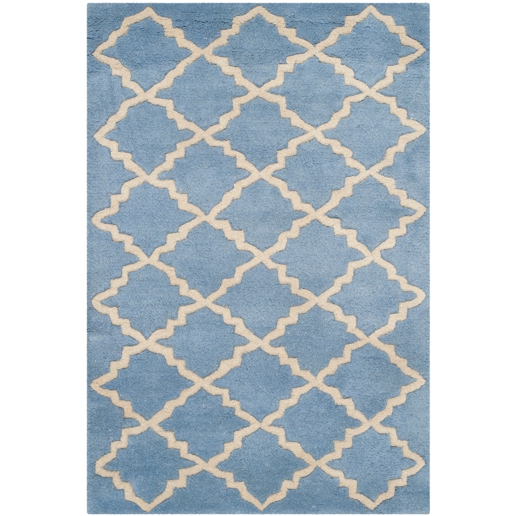 SAFAVIEH Handmade Chatham Nhuong Modern Moroccan Wool Rug