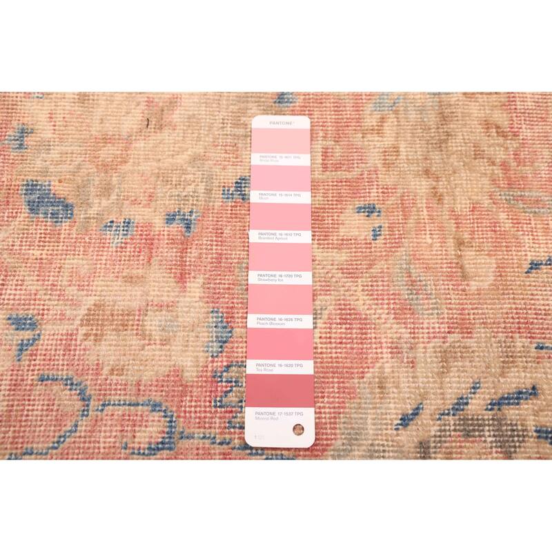 ECARPETGALLERY Hand-knotted Antalya Vintage Pink Wool Rug - 7'8 x 9'11