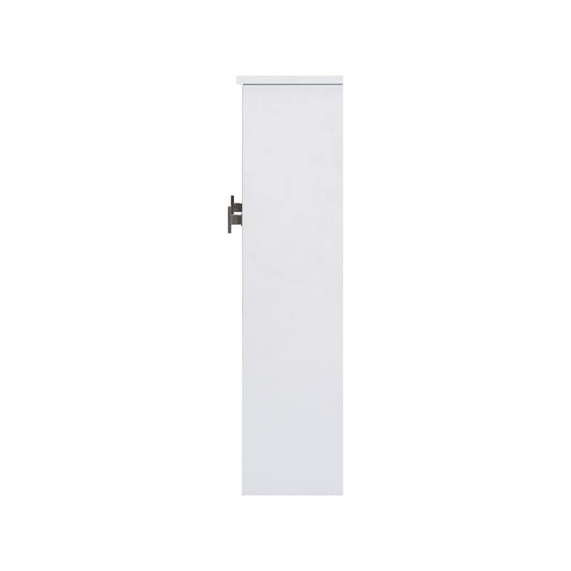 Grondin Modern Style Bathroom Wall Mounted Medicine Cabinet with Mirror Door, Towel Bars and Open Storage Shelves