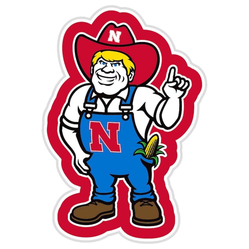 University of Nebraska College Mascot Plug-In LED Lighted Sign
