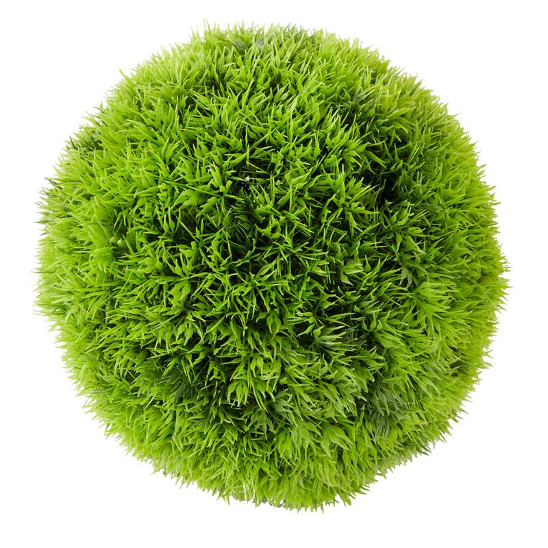 CosmoLiving by Cosmopolitan Green Faux Foliage Boxwood Topiary Artificial Foliage Ball - 9 x 9 x 9Round