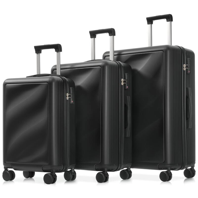 Luggage Set 3 Piece,Lightweight Durable ABS Suitcases with Spinner Wheels and TSA Lock,Carry-on & Checked Luggage(20"/24"/28")