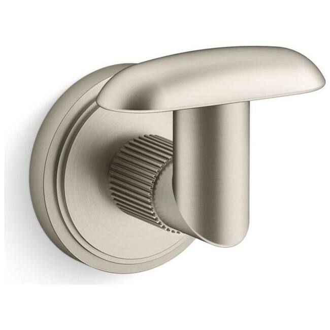 Kallista P80247-00 Vir Stil by L Kirar Single Robe Hook - Brushed Nickel (PVD)