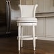 preview thumbnail 83 of 110, Maven Lane 31" Pullman Swivel Bar Height Kitchen Stool Single - White Oak