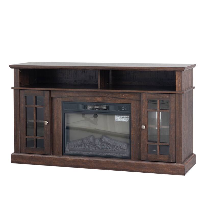 TV stand with storage cabinet