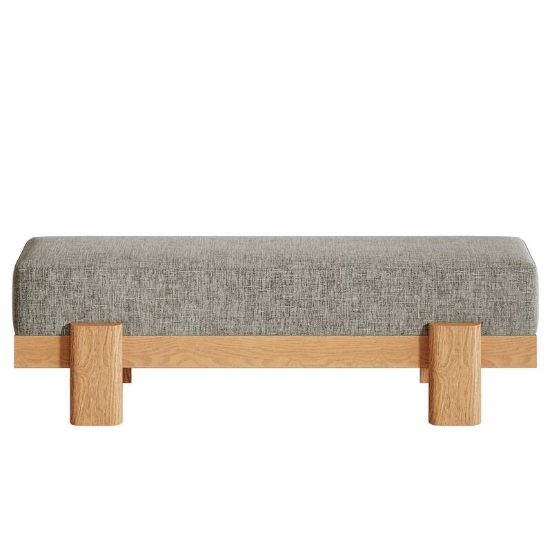 Upholstered Dining Bench, Padded Seat Kitchen Bench, Accent Seat Living/Dining Room Stool