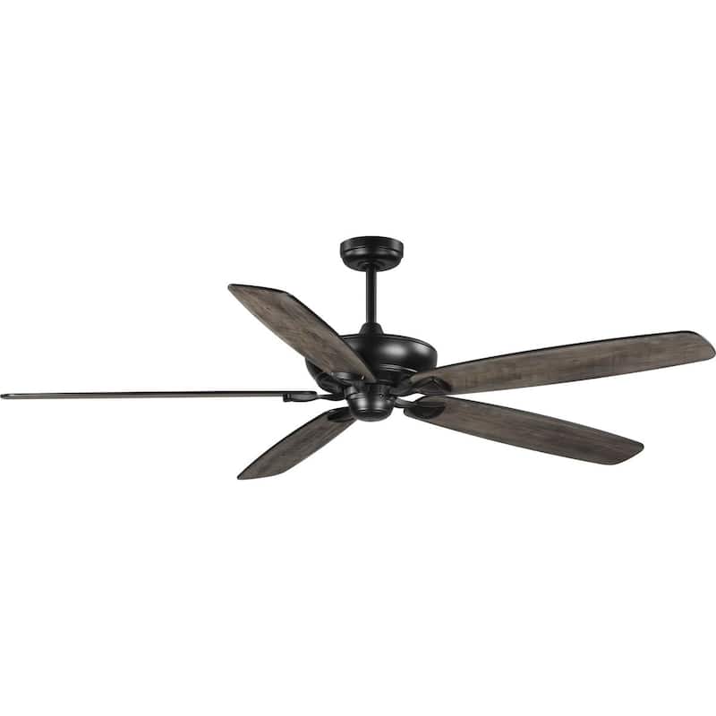 Kennedale Collection 72-Inch Five-Blade DC Motor Transitional Ceiling Fan Charcoal Black - 72 in x 72 in x 18 in - 72 in x 72 in x 18 in